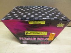 1 x British Bulldog Firework Company - 36 Shot Pulsar Pound Firework Cake. RRP £149.Long Lasting -