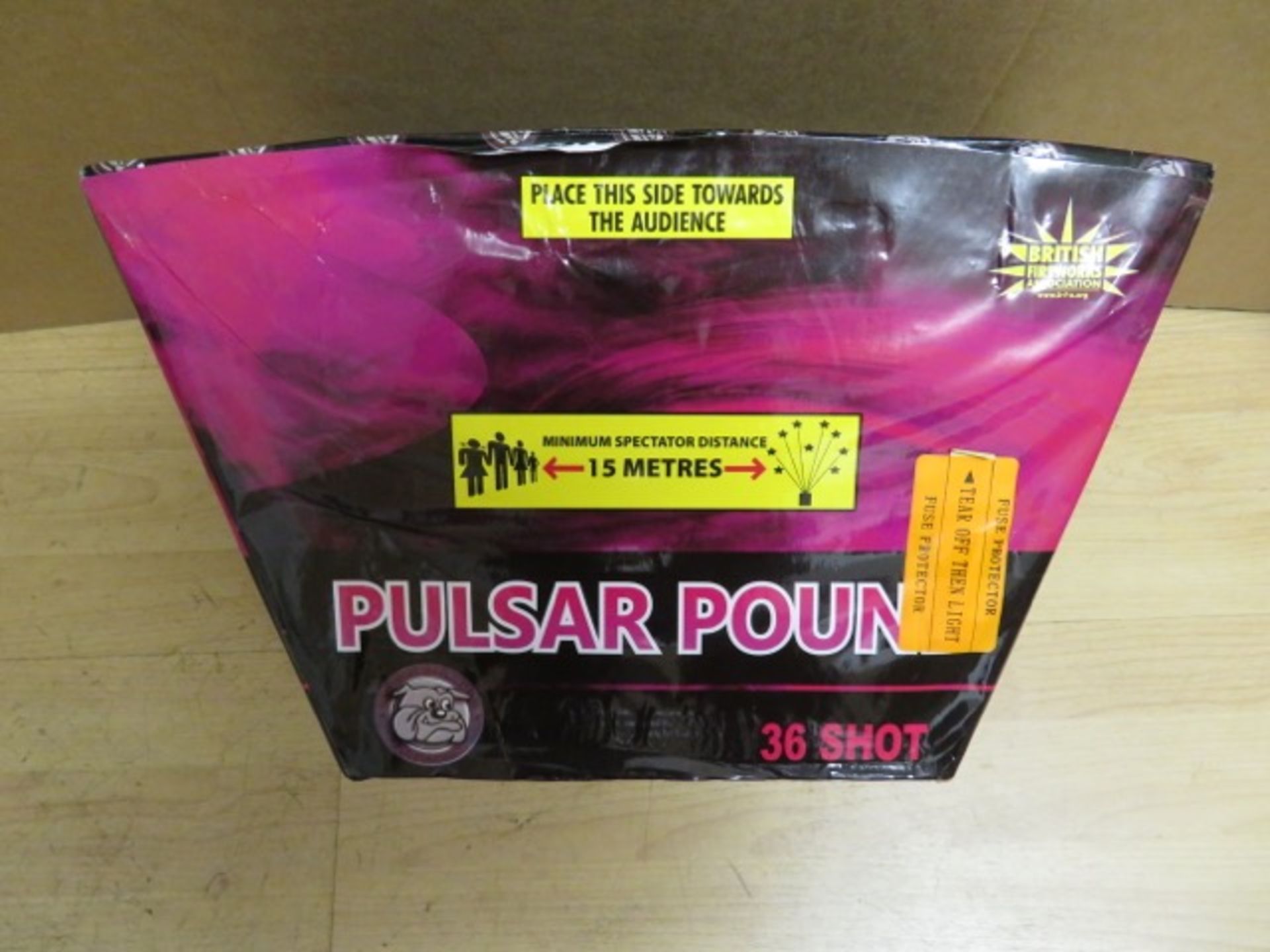 1 x British Bulldog Firework Company - 36 Shot Pulsar Pound Firework Cake. RRP £149.Long Lasting - - Image 2 of 2