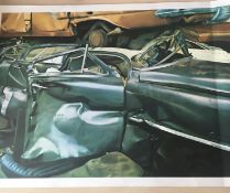 Signed John Salt British Super / Photo Realist Limited Edition Lithograph WRECK