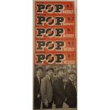 Vintage Retro 6 x Pop Weekly Magazines Front Cover Beatles 1963 to 1964