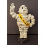 Vintage Retro Automobilia Cast Iron Michelin Man Money Box