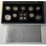 Vintage Collectors Coins The Queens 80th Birthday Collection Proof Limited Edition Set 925 Silver