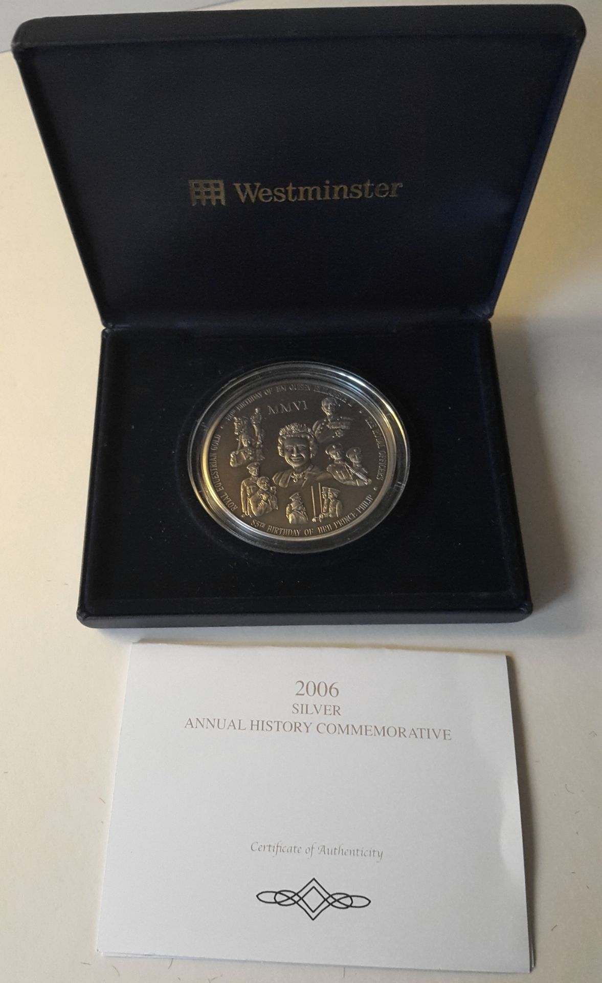 Vintage Collectors Coin 999/1000 Silver 2006 Annual History Commemorative 5oz
