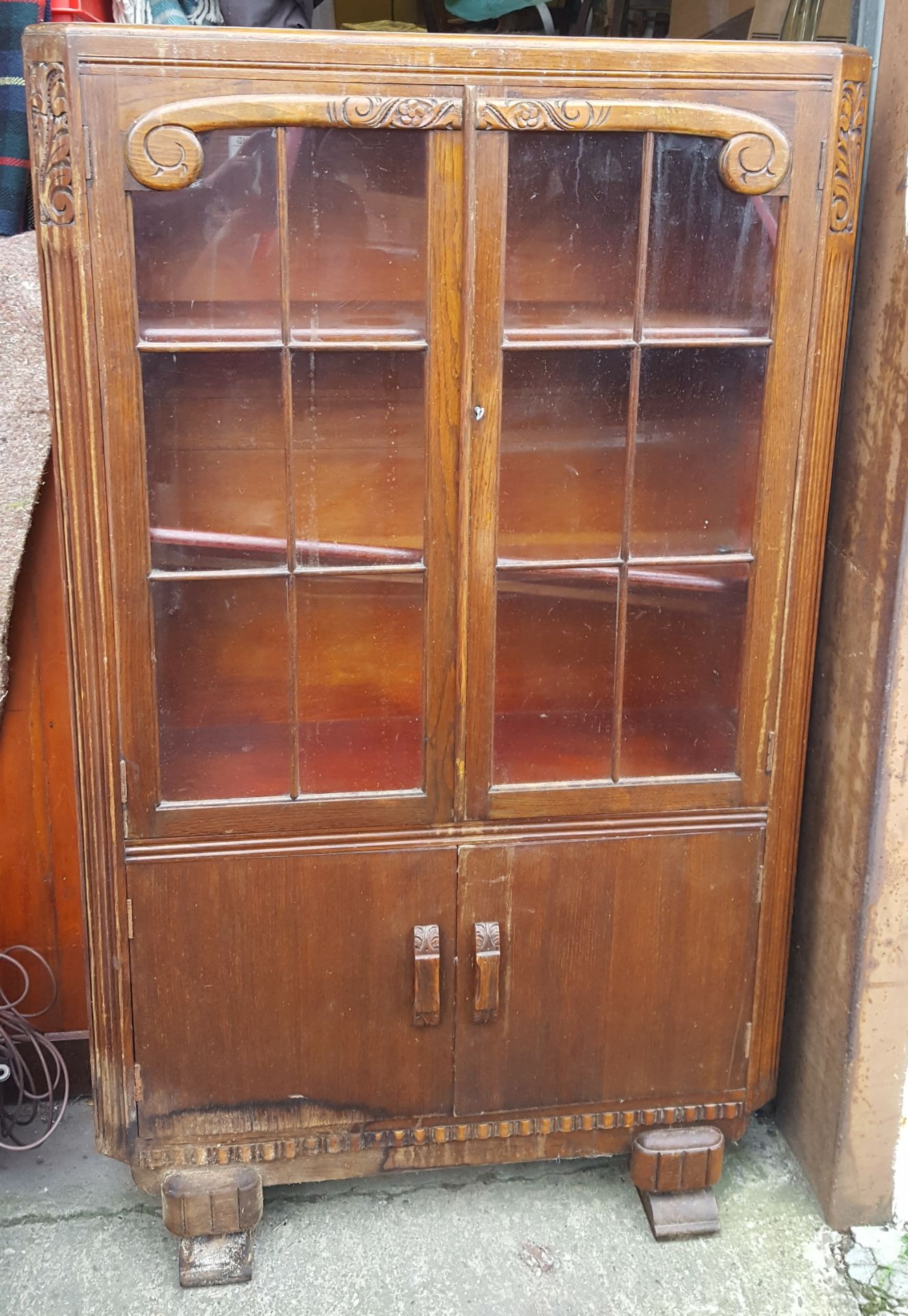 Vintage Retro Bedroom Drawers & Display Book Case NO RESERVE - Image 2 of 2