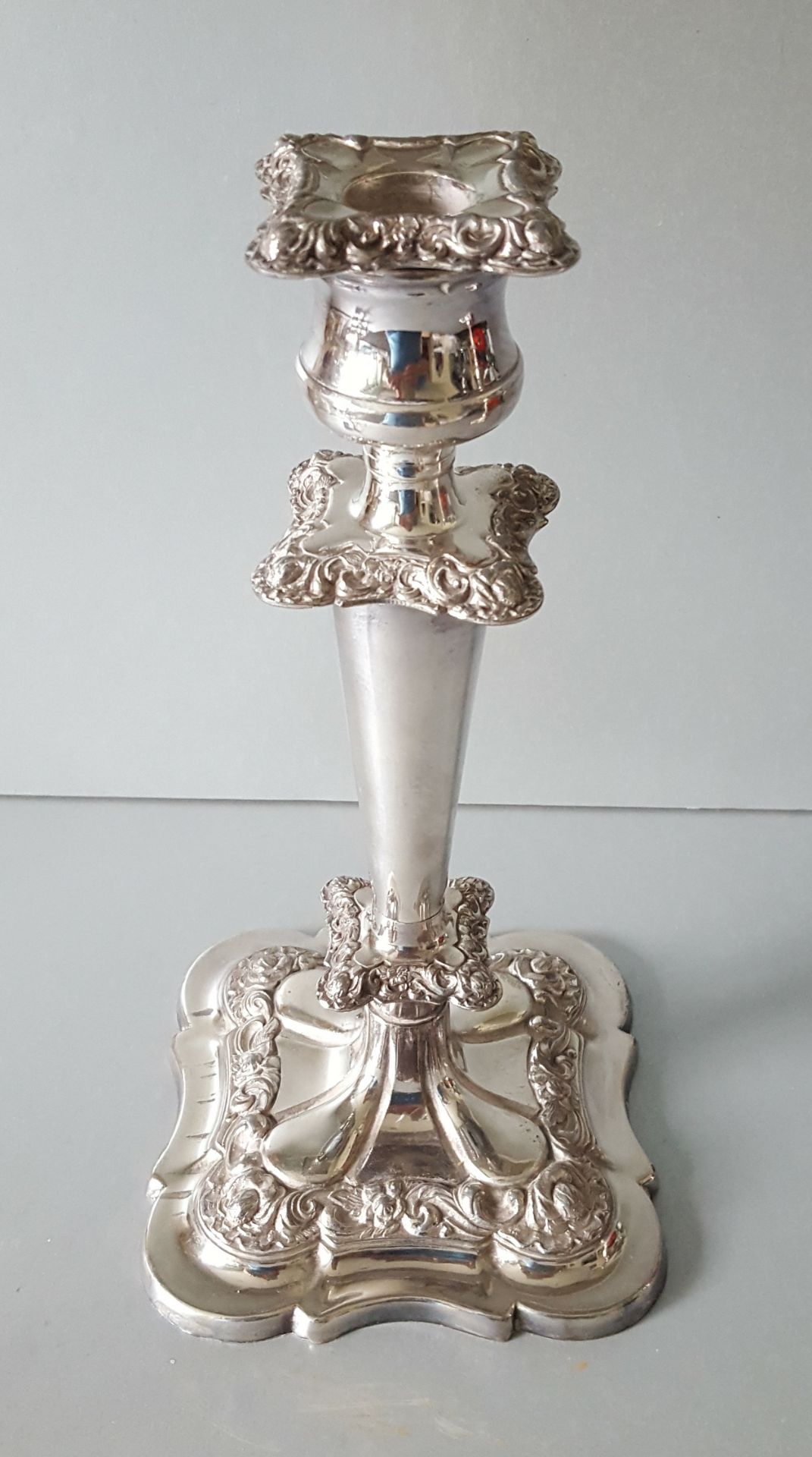 Vintage Retro 2 x Candelabra Silver Plated - Bild 4 aus 4