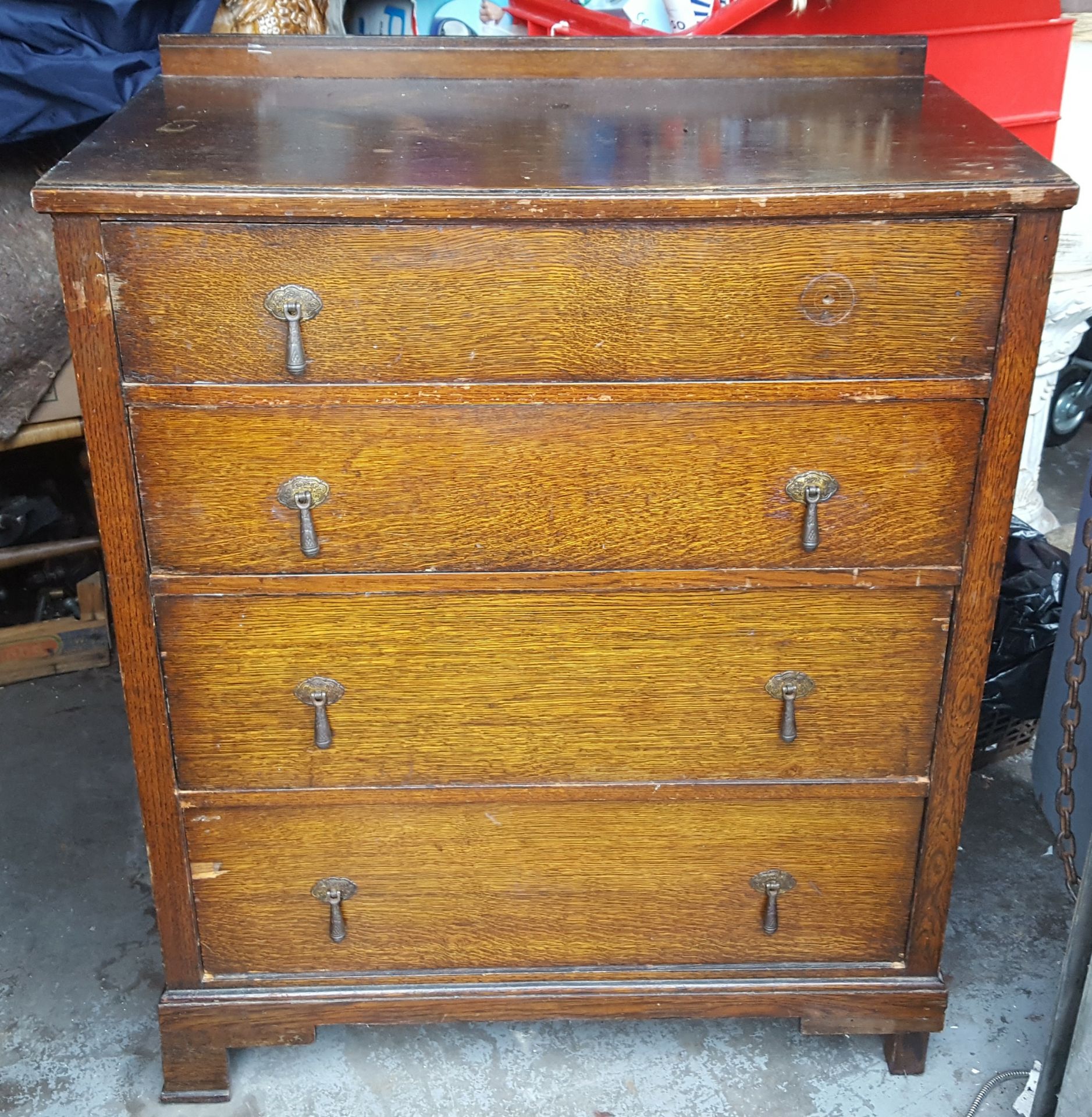 Vintage Retro Bedroom Drawers & Display Book Case NO RESERVE