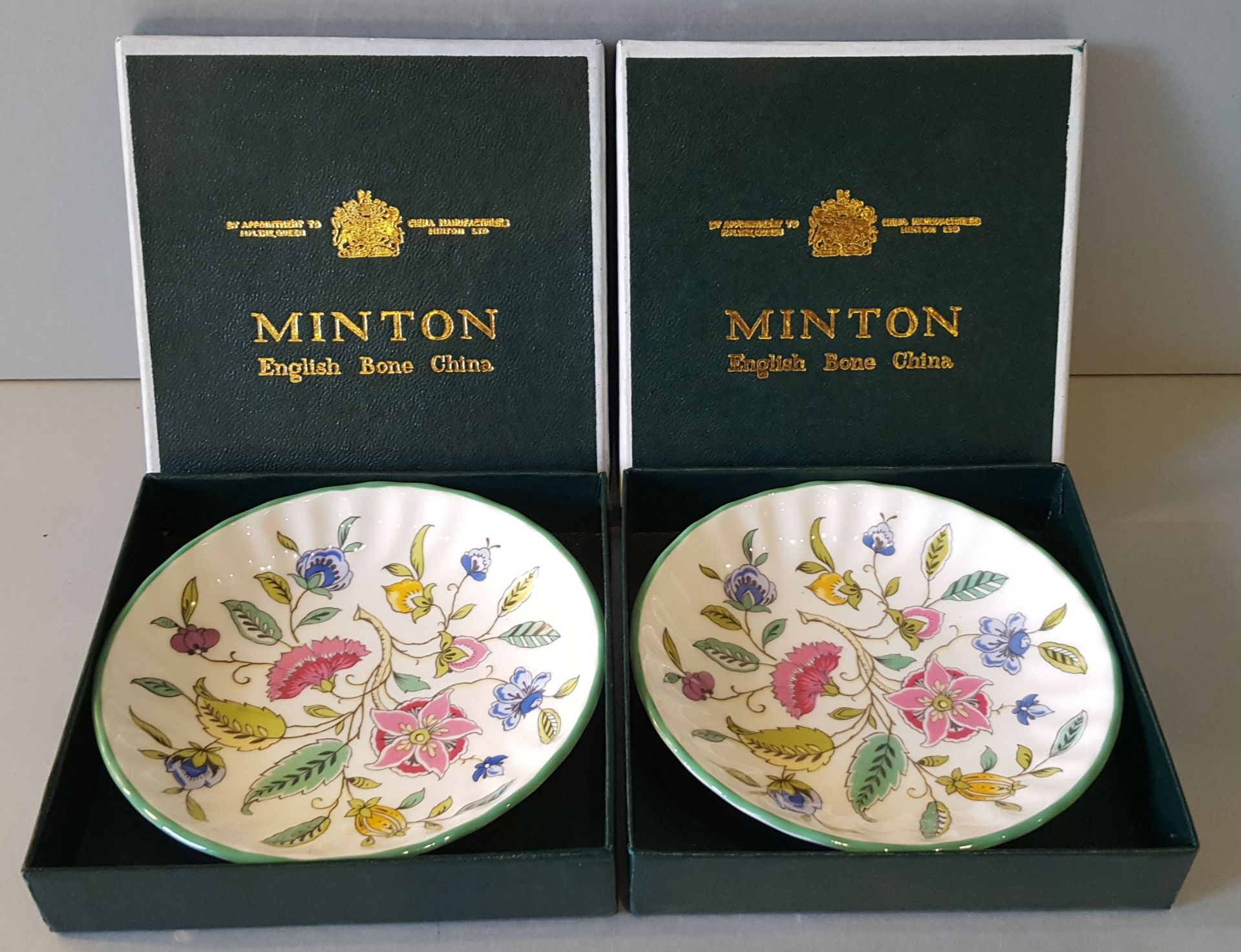 Vintage Retro 2 x Minton Dishes Boxed