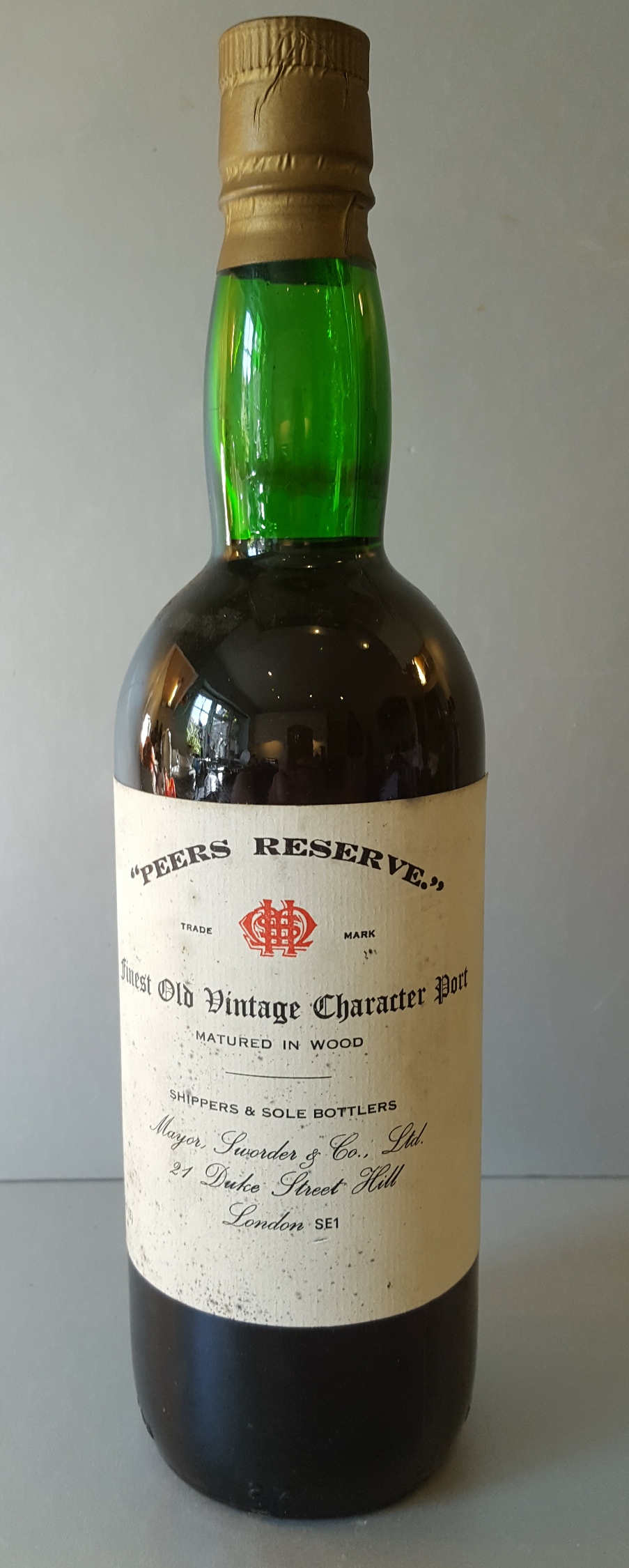 1 x 70cl Bottle Vintage Peers Reserve Finest Old Vintage Character Port