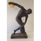 Wedgwood Black Japser 2012 Olympic Discus Thrower Figure Limited Edition