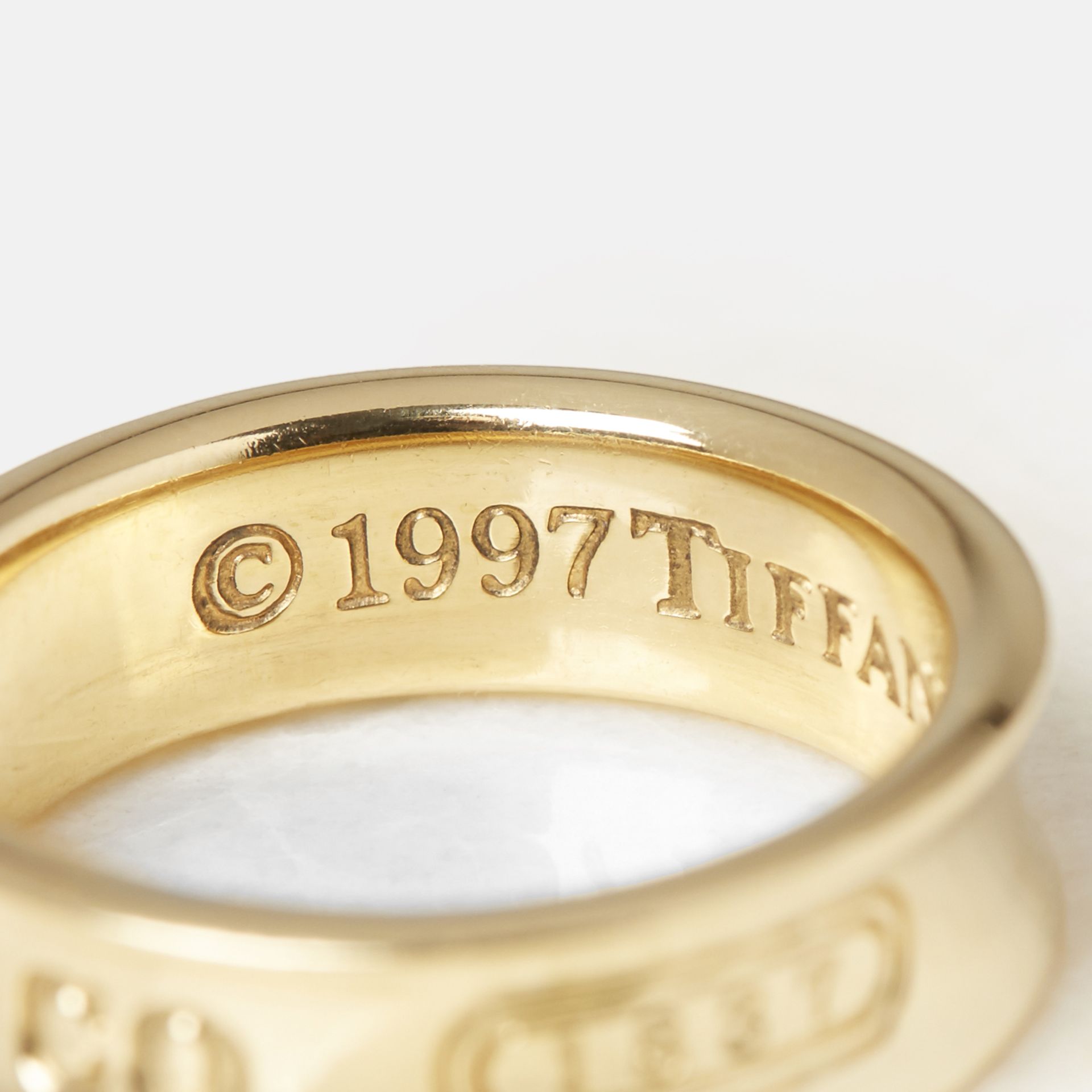 Tiffany & Co. 18k Yellow Gold Tiffany 1837 Ring - Image 9 of 10
