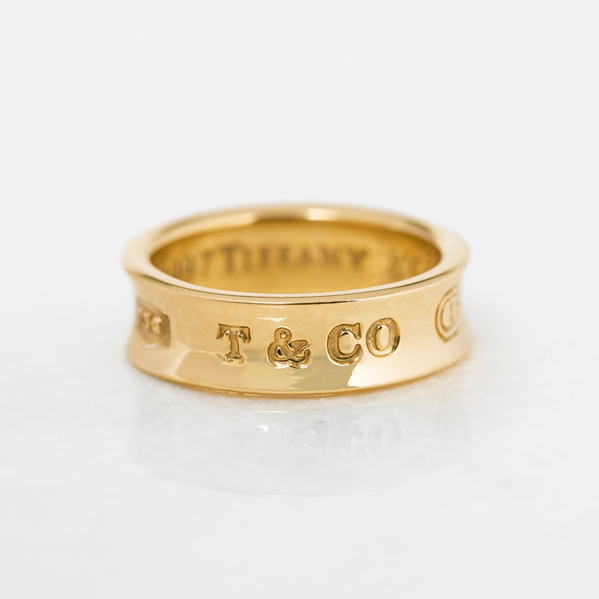 Tiffany & Co. 18k Yellow Gold Tiffany 1837 Ring - Image 6 of 10