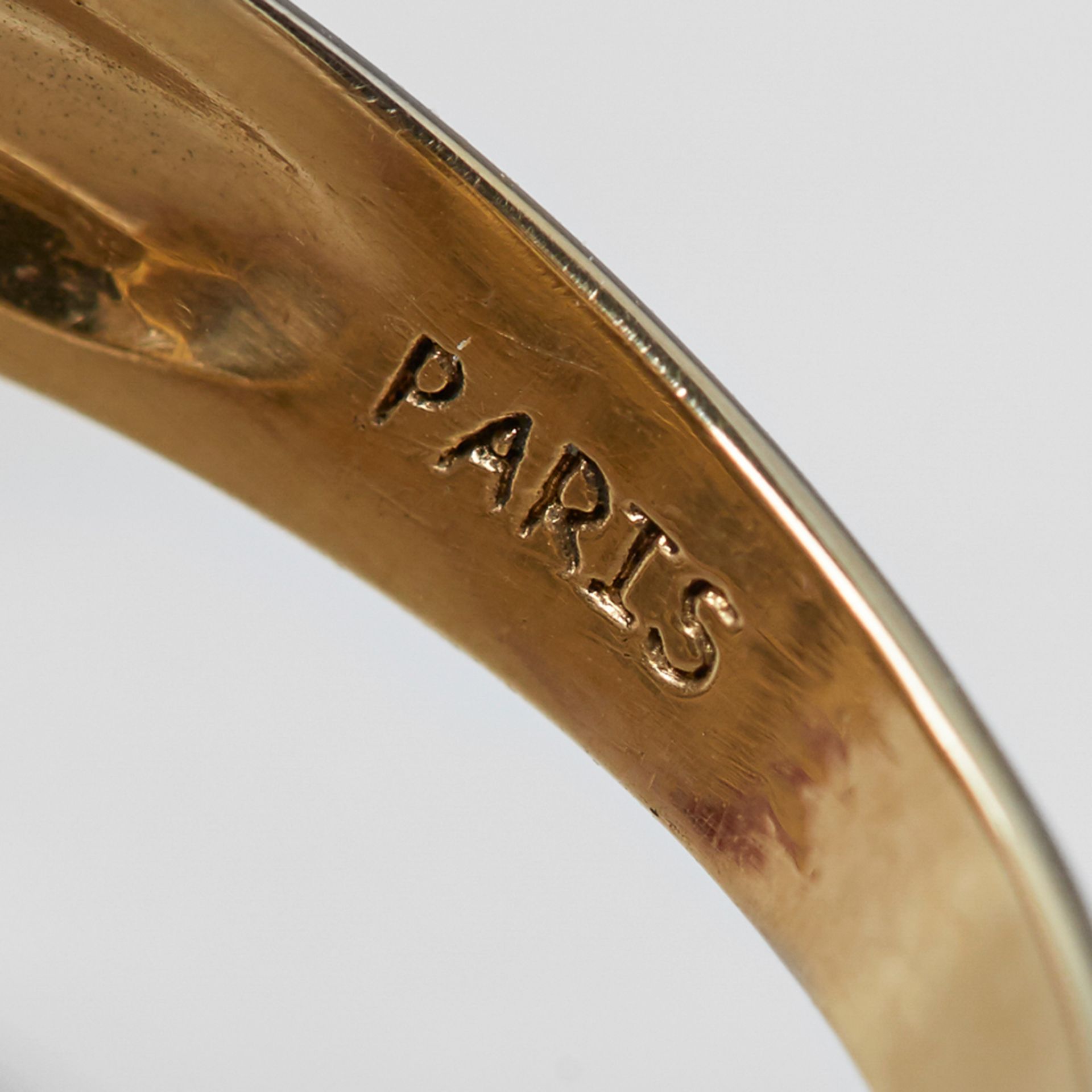 Van Cleef & Arpels 18k Yellow Gold Pearl & Diamond Ring - Image 19 of 28