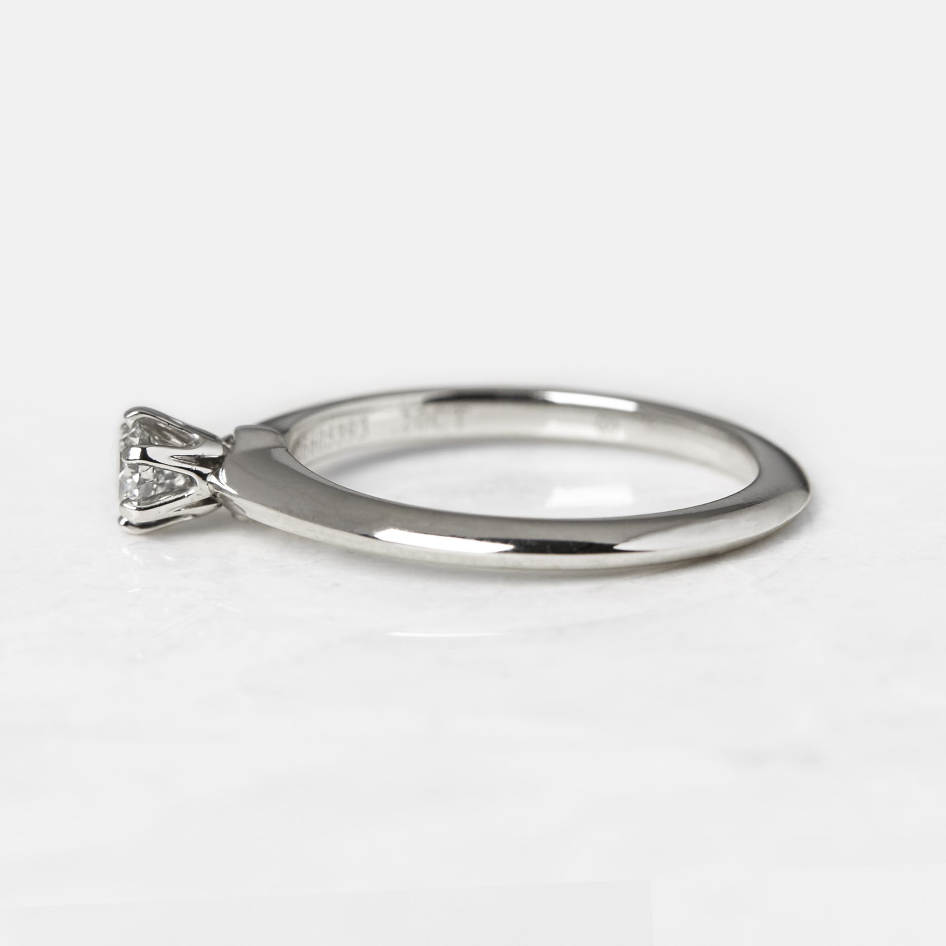 Tiffany & Co. Platinum 0.20ct Diamond Engagement Ring - Image 3 of 11