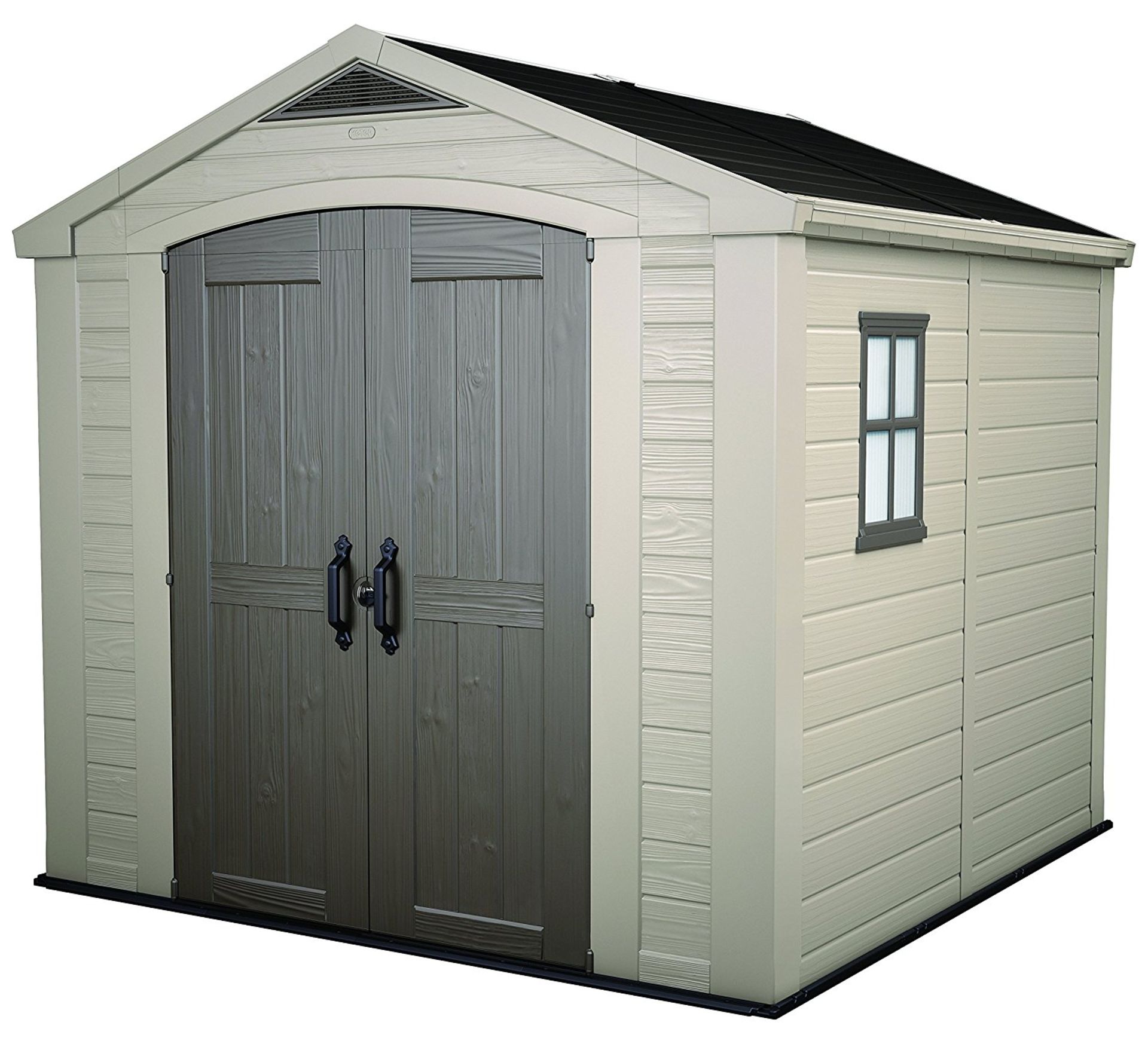 Keter Factor 8x8 shed - RRP £750 - Unboxed on Pallet