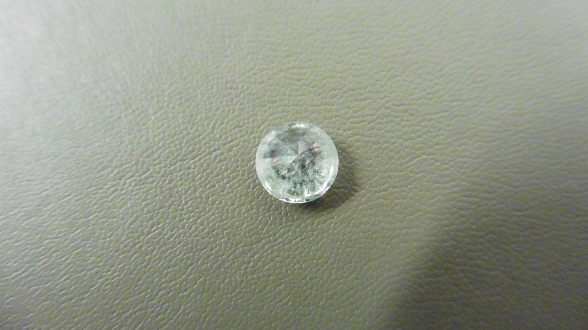 1.55ct Brilliant Cut Diamond, Enhanced stone. H colour, P1-2 clarity. 7.07 x 4.73mm. Valued at £ - Image 3 of 5
