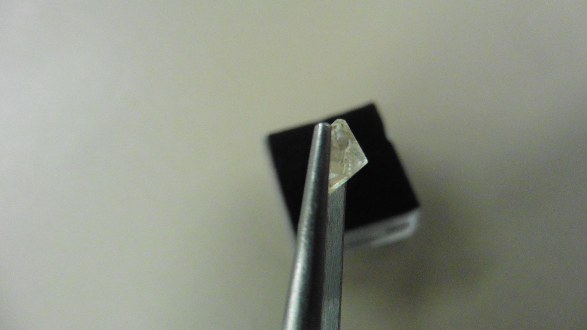 1.06ct Brilliant Cut Diamond, Enhanced stone. J colour, I2 clarity. 6.15 x 4.04mm. Valued at £1490 - Image 2 of 4