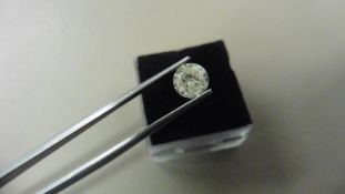 1.09ct Brilliant Cut Diamond, Enhanced stone. H colour, I2 clarity. 6.42 x 3.95mm. Valued at £1490