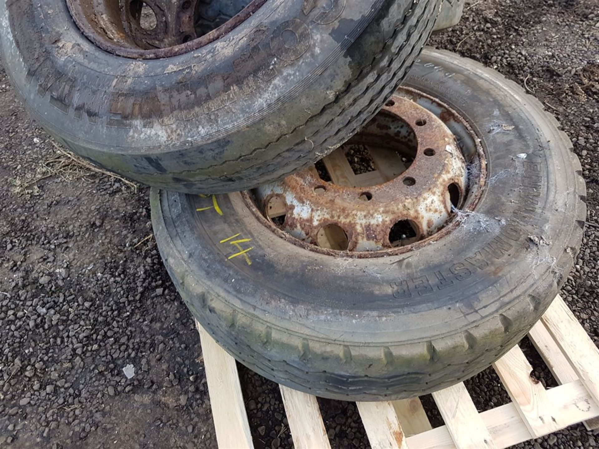 4x 315/70/22.0 Assorted Tyres - Image 2 of 4