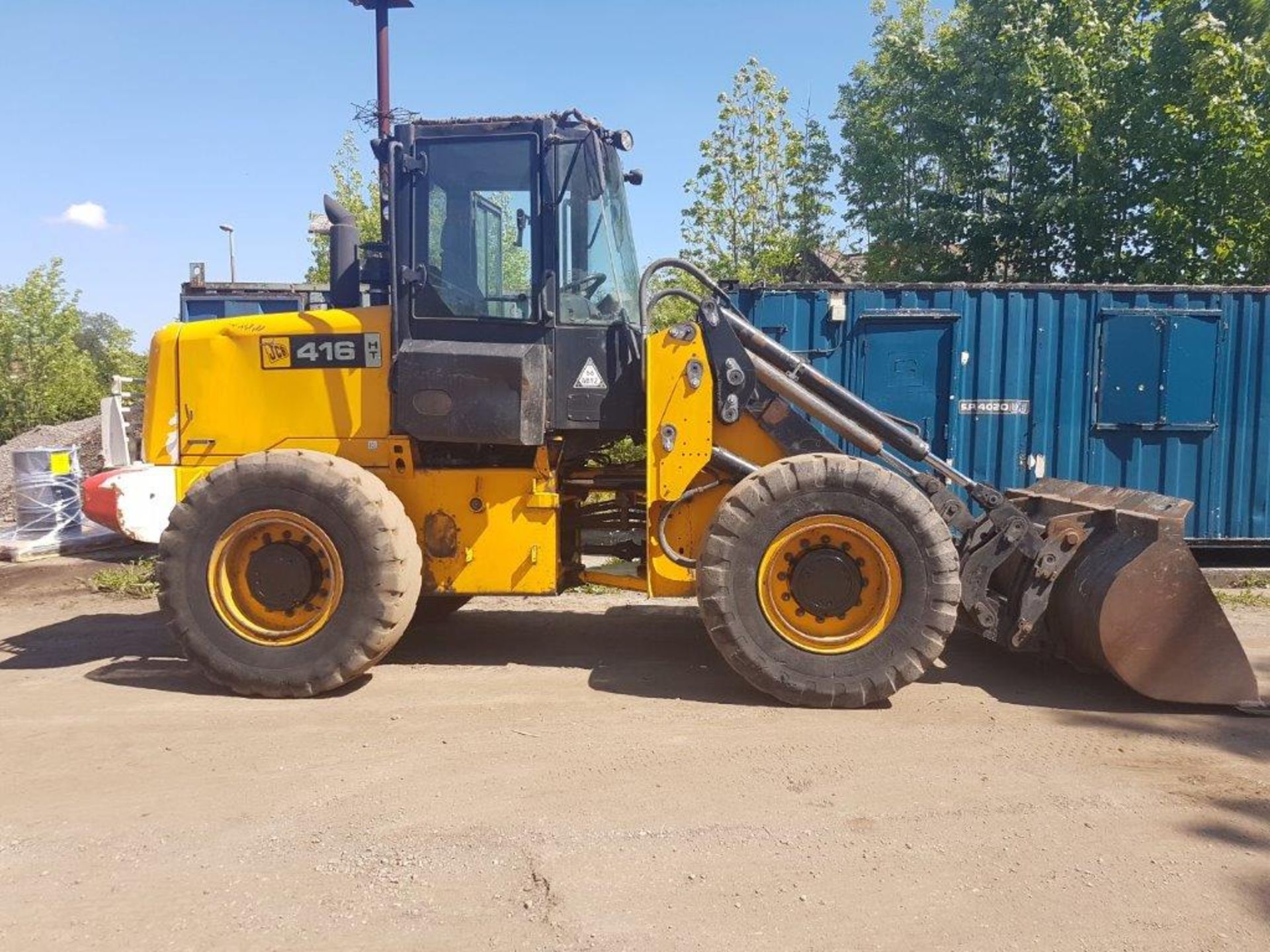 JCB 416 Loading Shovel 2010, direct from work, quick hitch, bucket and Michelin tyres