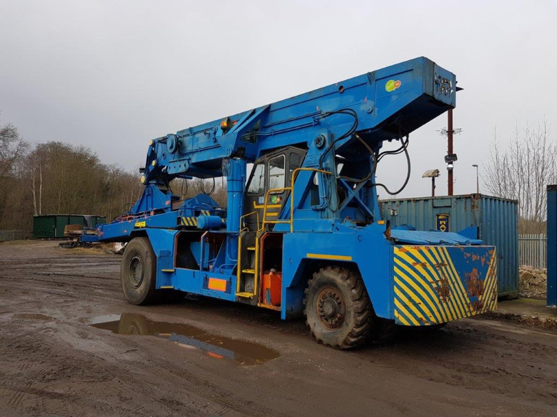 Belotti Container Reach Stacker Direct from work, 63 tonnes in weight and swl 32 tonnes - Image 2 of 3