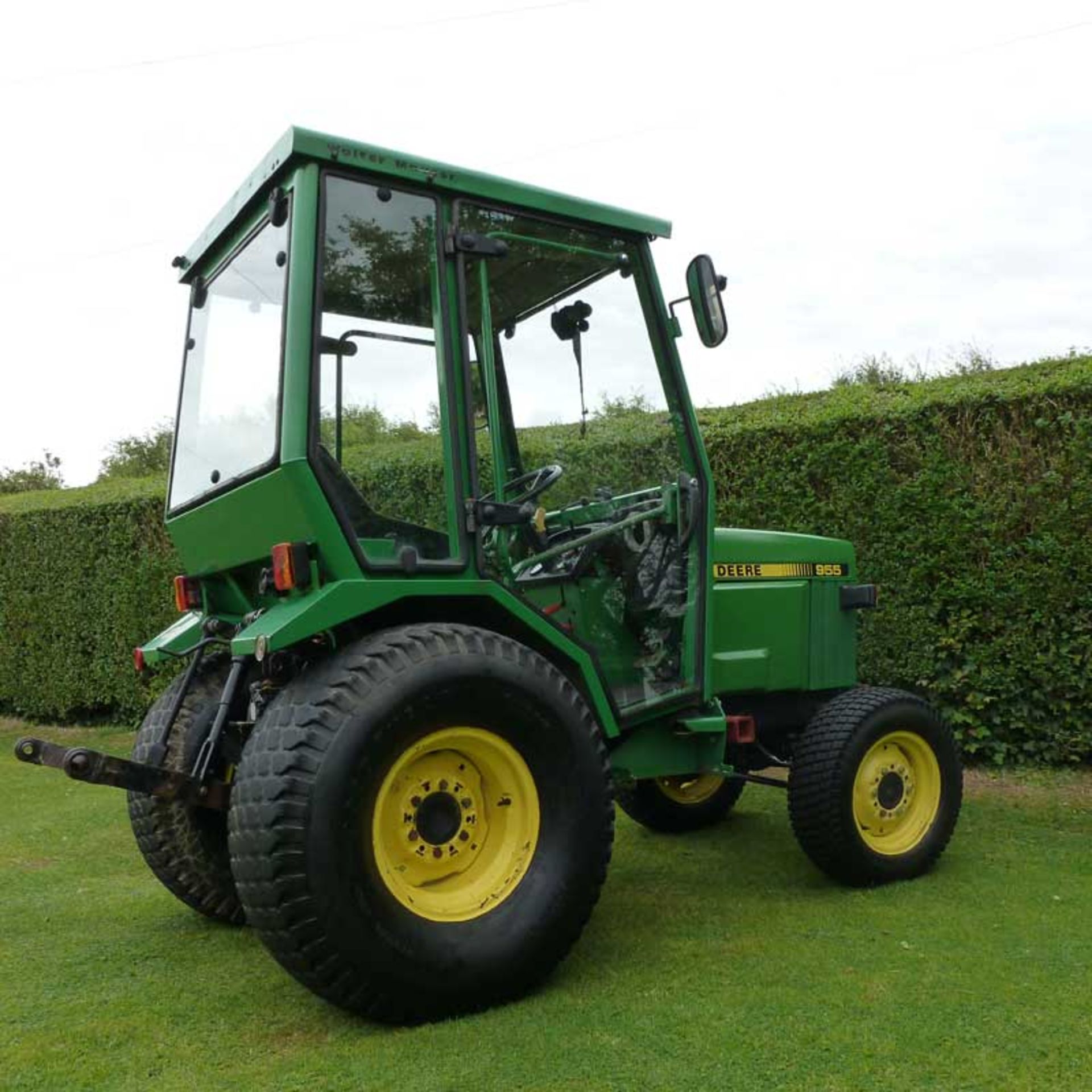 1992 John Deere 955 Compact Tractor With Full Mauser Cab - Image 5 of 5