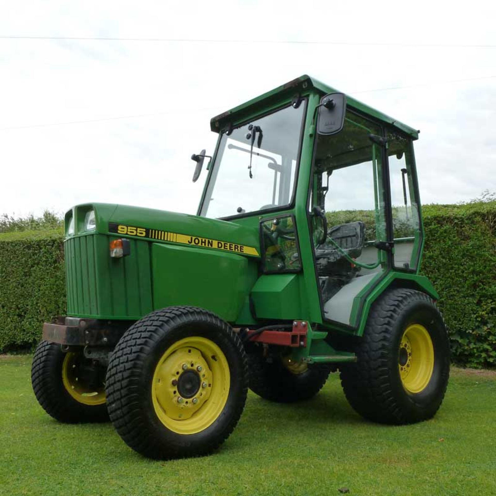 1992 John Deere 955 Compact Tractor With Full Mauser Cab - Image 3 of 5