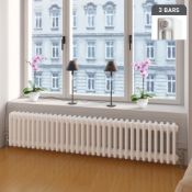 (M13) 300x1458mm White Triple Panel Horizontal Colosseum Traditional Radiator RRP £467.99 For an