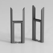 (M53) 300x102 - Wall Mounting Feet For 3 Bar Radiators - Anthracite Our supporting legs for