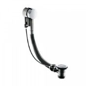 (M51) Bath Pop Up Waste - Overflow This bath pop-up waste overflow features a durable flex pipe