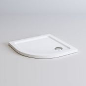 (M26) 800x800mm Quadrant Lightweight PU Shower Tray RRP £117.99 Strong & Slimline low profile