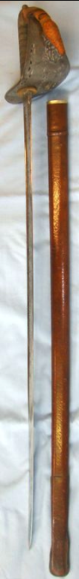 British 1827/97 Pattern Officer's Sword With Etched 1827 Pattern Blade