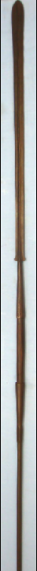 Early 1900's African Masai Lion Spear With Long 78mm Blade With Raised Medial Ridge - Image 3 of 3