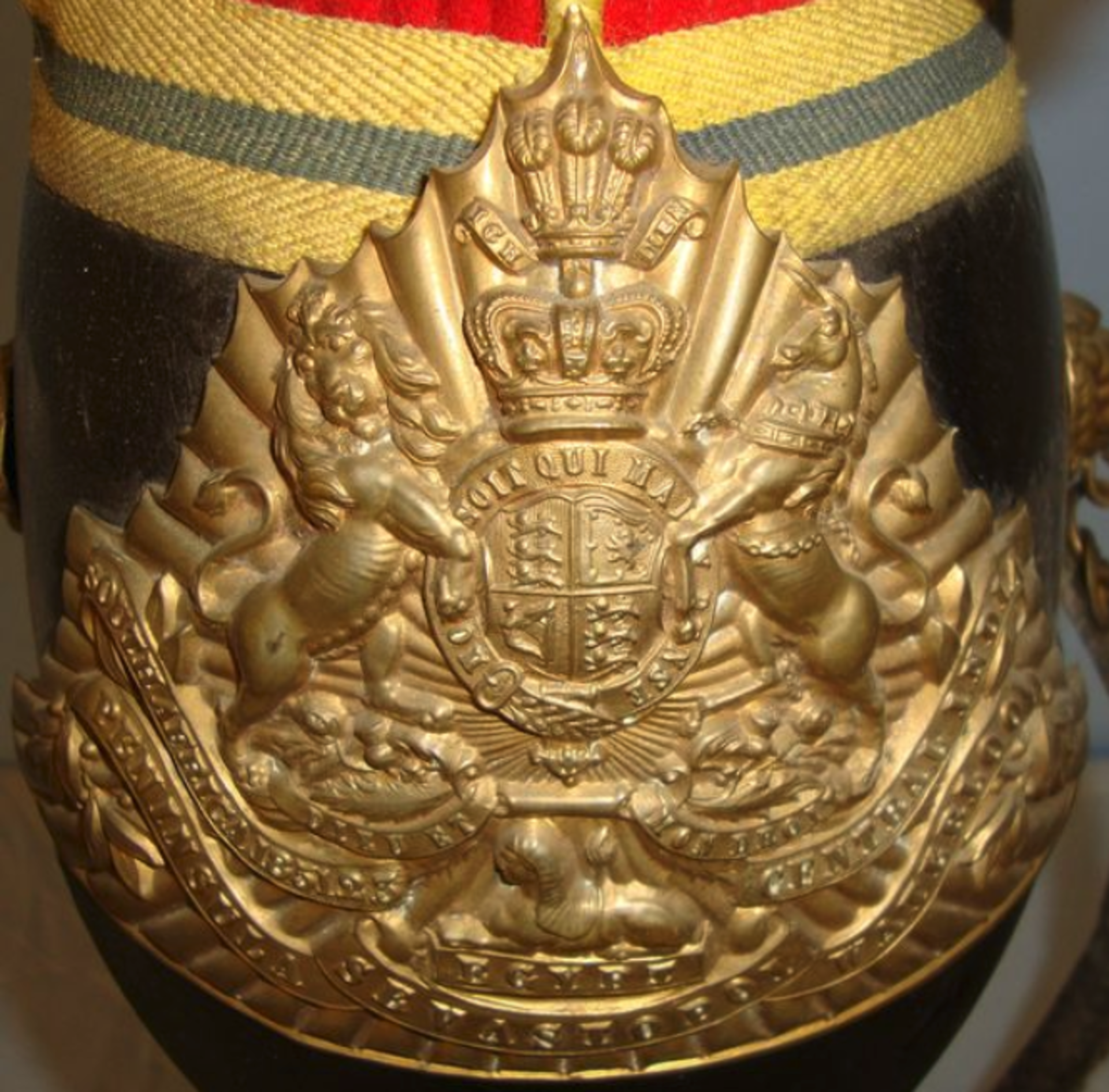 Victorian 12th (Prince Of Wales) Lancer's Troopers Lance Cap WD Marked & 1902 Dated - Image 2 of 3