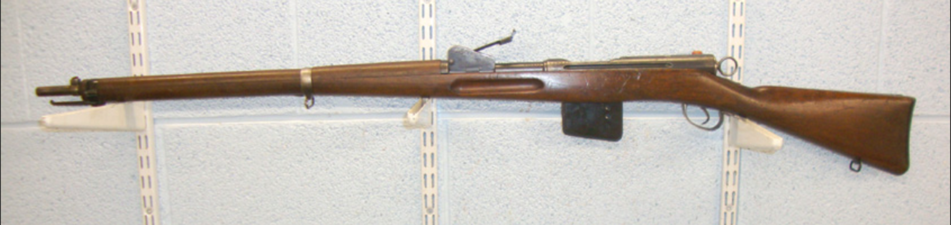 British Nitro Proofed, Swiss, Schmidt-Rubin Model 1889 7.5 x 53.5 mm Straight Pull, Rifle. - Image 2 of 3