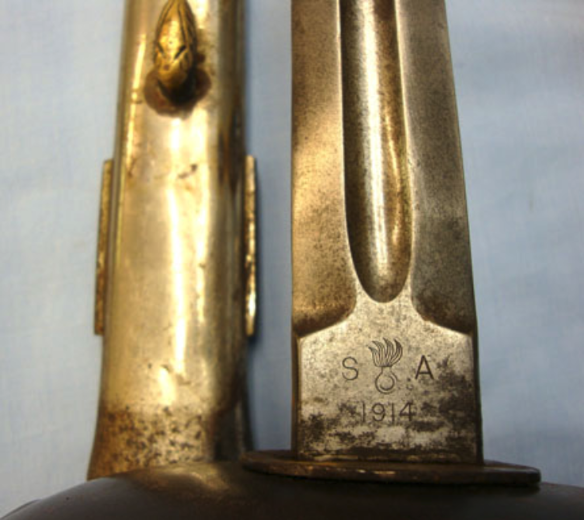 American WW1 Pattern 1913 Patton 1914 Dated Cavary Trooper's Sabre - Image 2 of 3