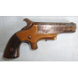 1869- 1873, U.S. Wild West Era Brown Manufacturing Co .41 Rimfire Calibre, Southerner Derringer.