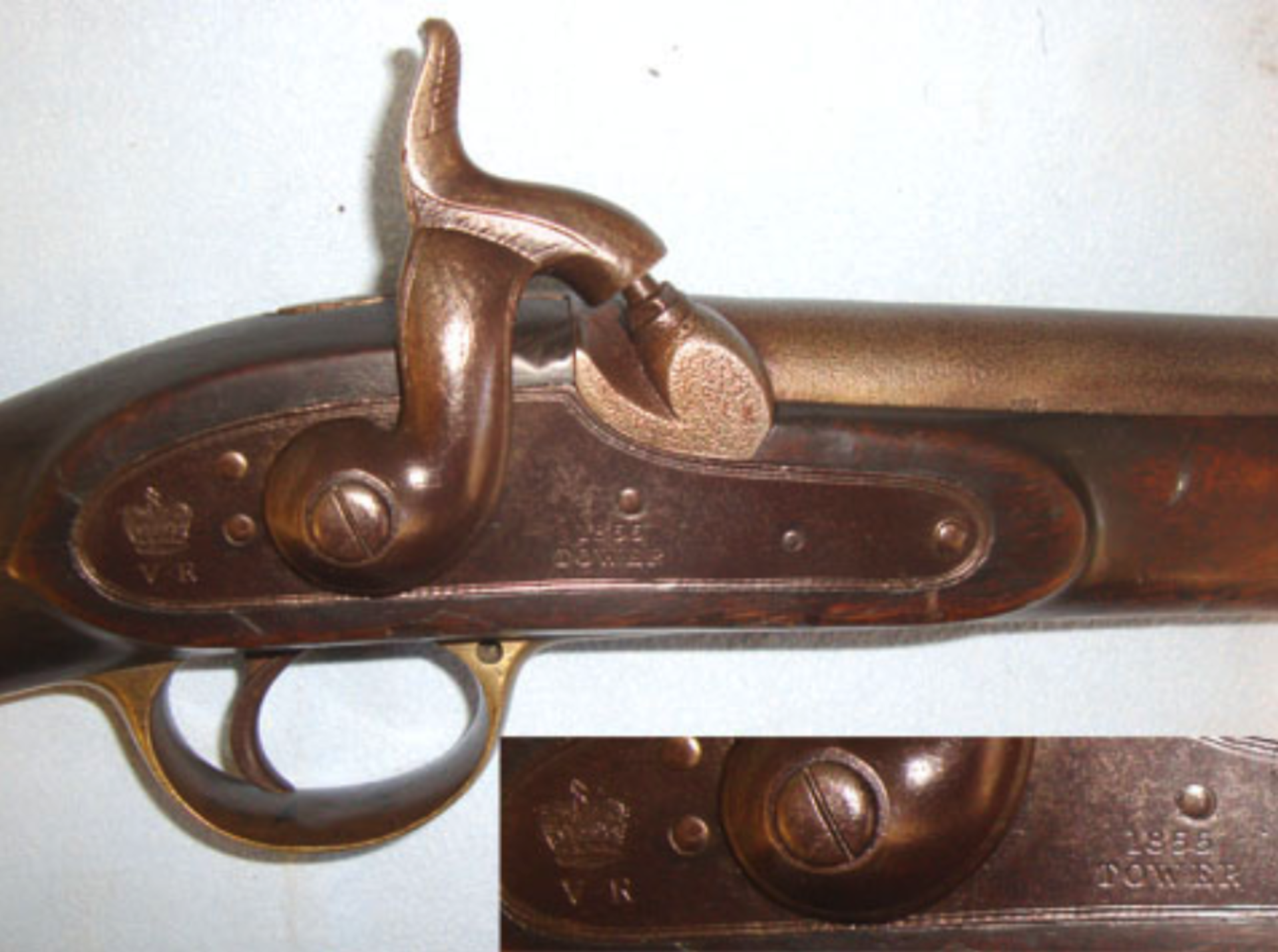 1855 Dated Enfield Tower .650' Carbine Calibre Constabulary Percussion Police Musket - Image 3 of 3