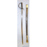 British 1850 Pattern Cavalry Trooper's Sword By Rodwell & Co With Leather Scabbard.