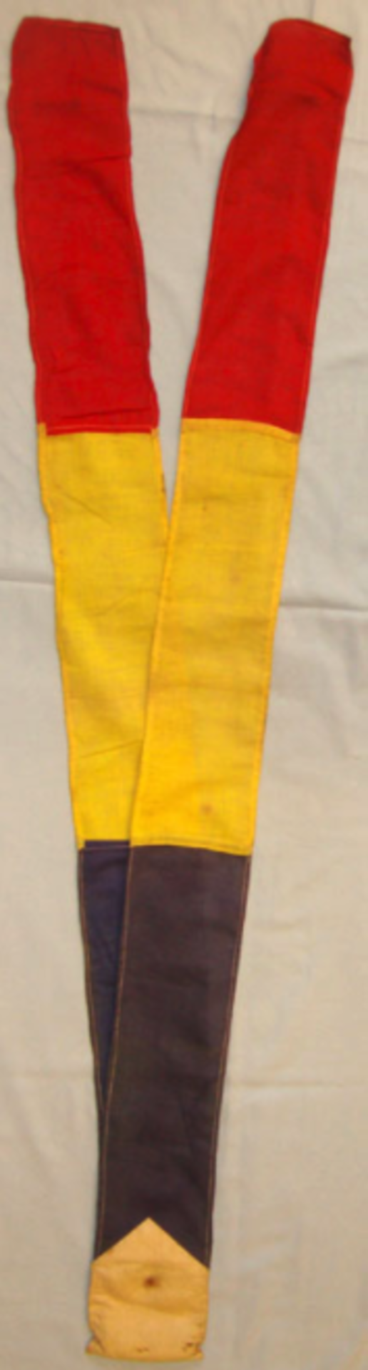 Original, WW1 Era Royal Flying Corps (RFC) 2 Tail Message Streamer With Message - Image 4 of 6