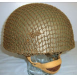 Original 1972 Dated British Paratrooper's Jump Helmet As Used By British Troops During The Falklands