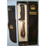 MINT, Boxed Hand Made German Puma 'White Hunter II Kraton' Hunting Knife With Stainless Steel Blade