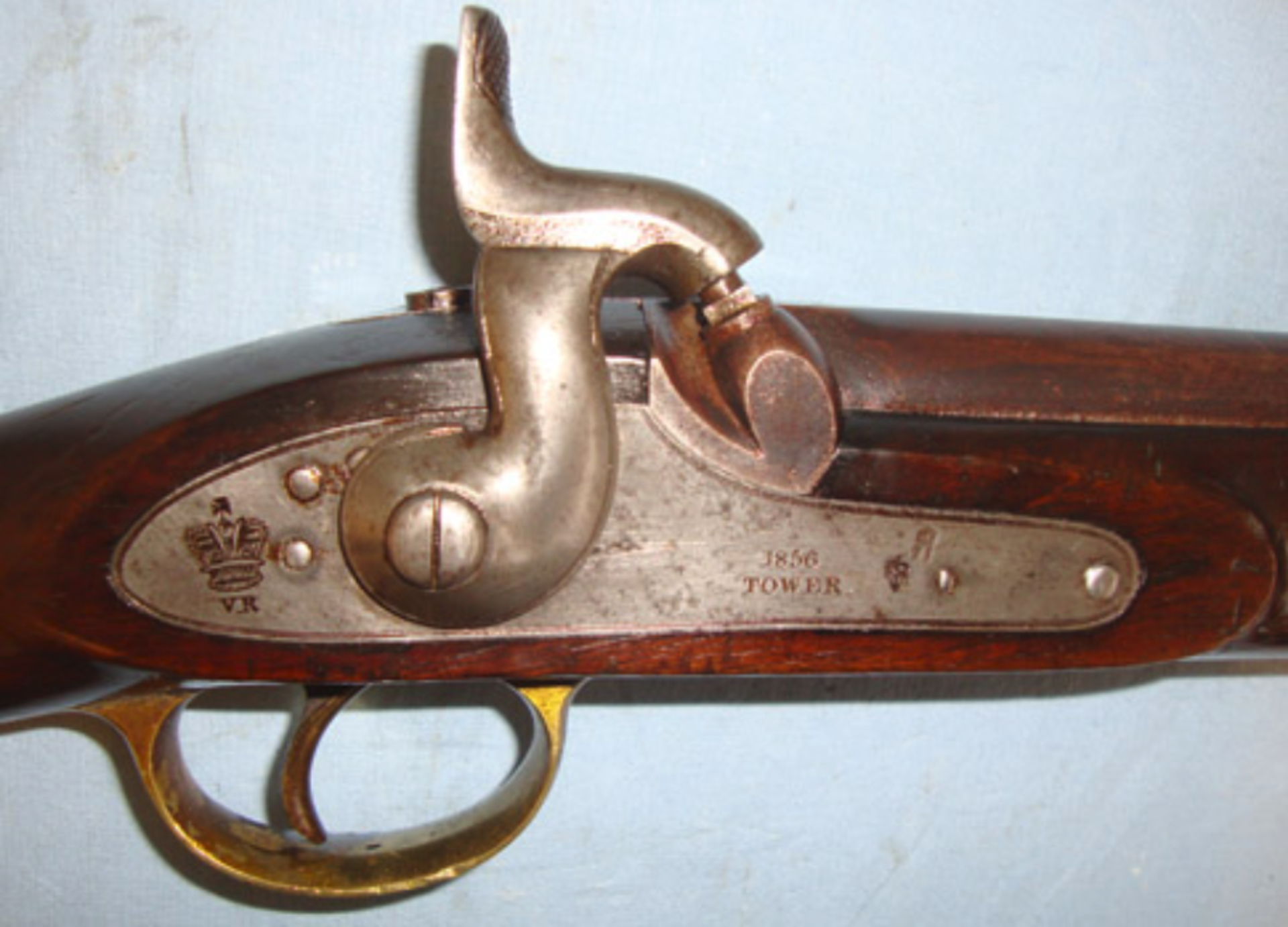 VERY RARE, 1856 Dated British 1853 Pattern Enfield Tower .577 Calibre 2 Band Percussion Carbine - Image 3 of 3