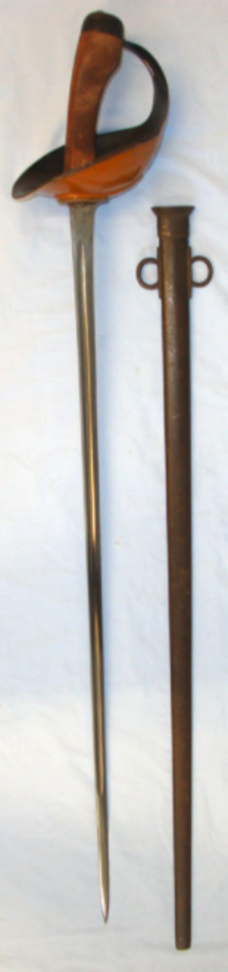 WW1 1915, 1908 Pattern British Heavy Cavalry Troopers Sword By Wilkinson Post WW1 Issue - Image 2 of 3