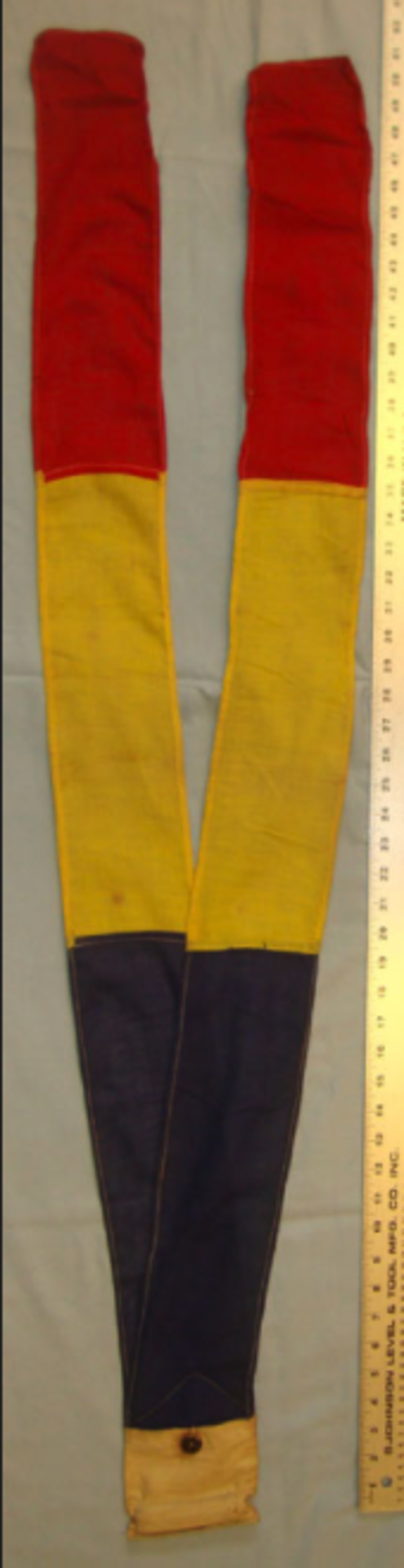 Original, WW1 Era Royal Flying Corps (RFC) 2 Tail Message Streamer With Message - Image 3 of 6