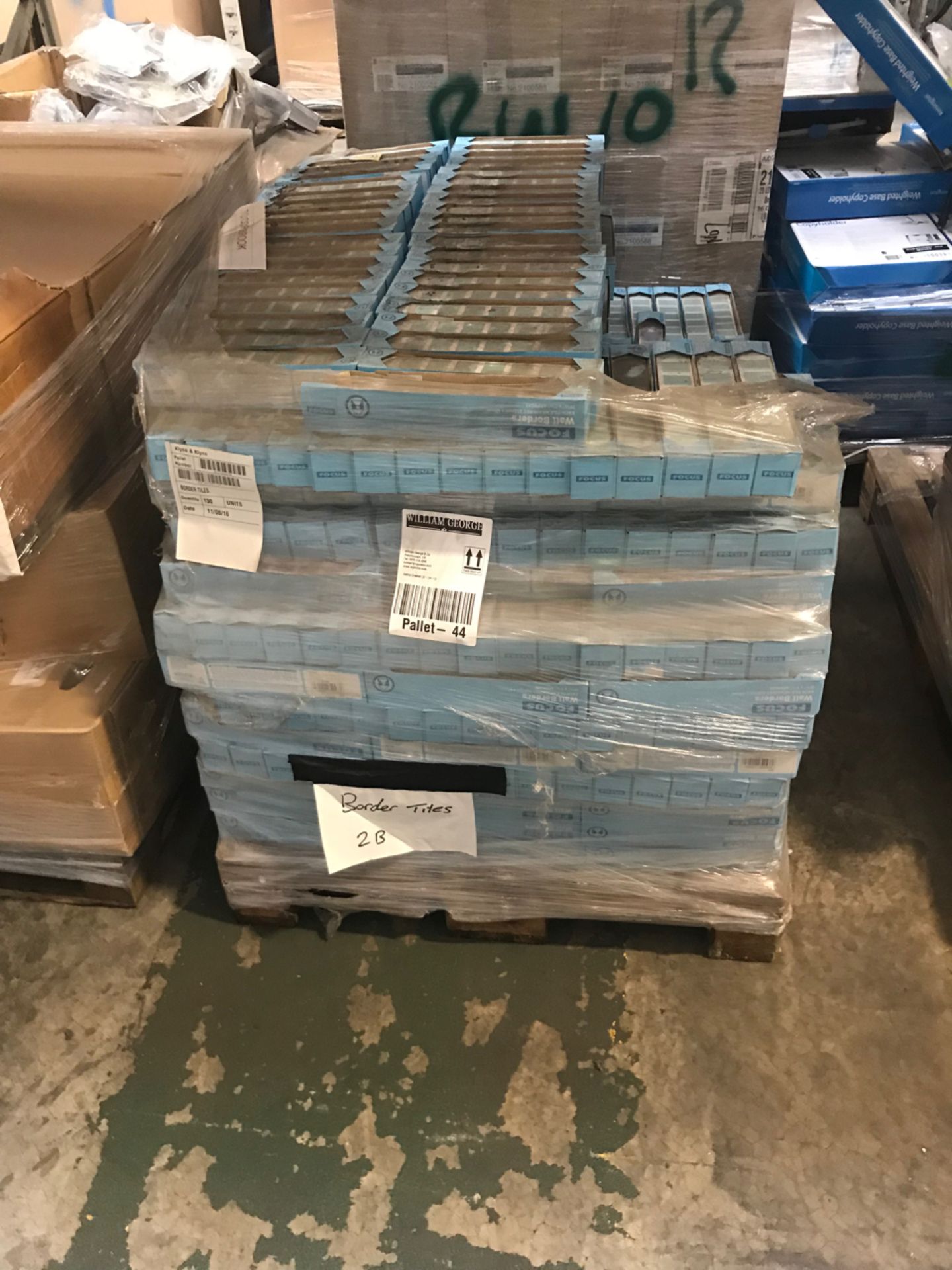 Pallet No- 44 - Approx 650 Packs (5 Per Pack) Of Wall Borders Tiles