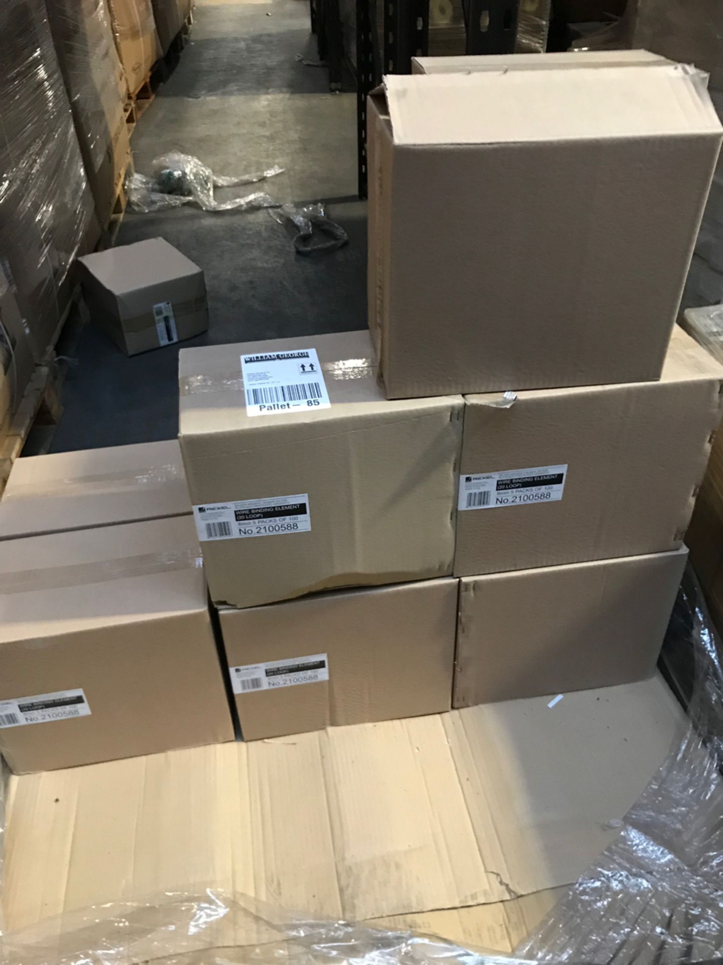 Pallet No- 85 - 11 Boxes Of A4 Wire Bindings (Approx 20 Per Box)
