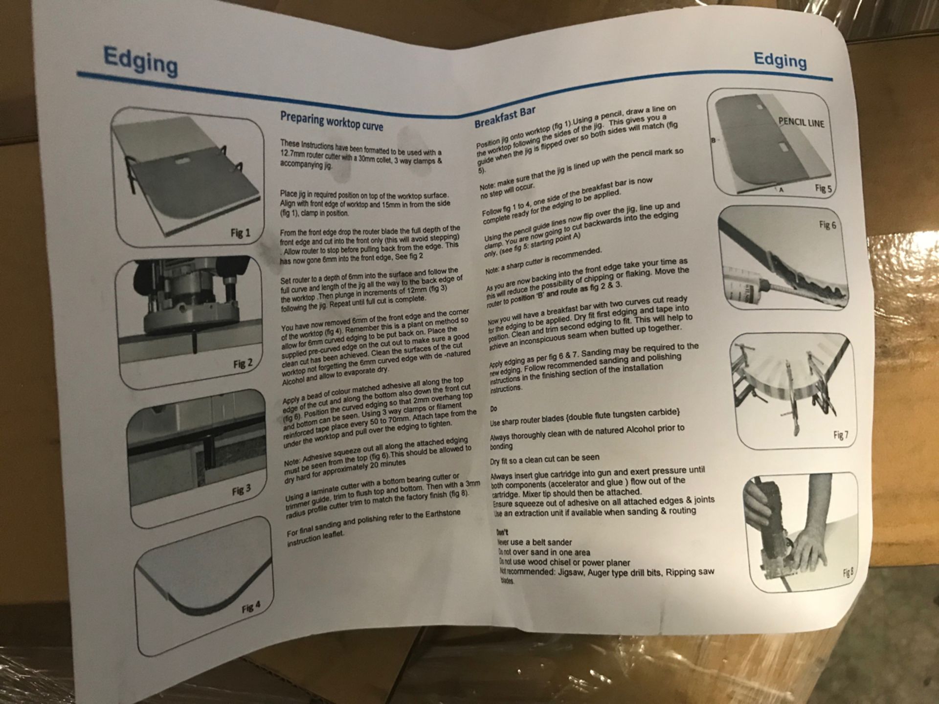 Pallet No- 45 - 28 Boxes Of Worktop/Breakfast Bar Edging - Image 3 of 4