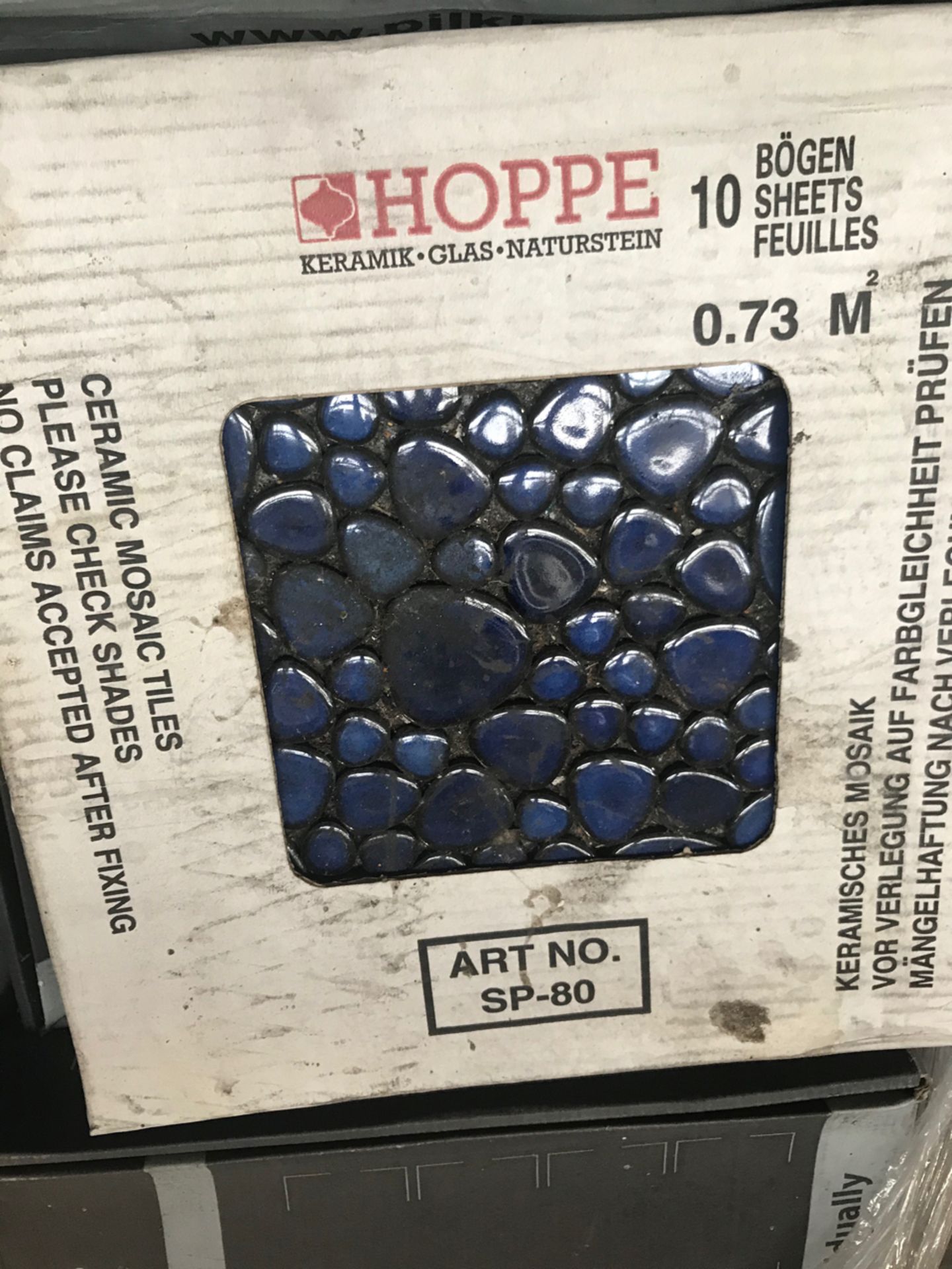 Pallet No- 41 - Pilkingtons & Hopee Special Order Mosaic Tiles, Various Designs. Approx 50 Boxes. - Image 2 of 6