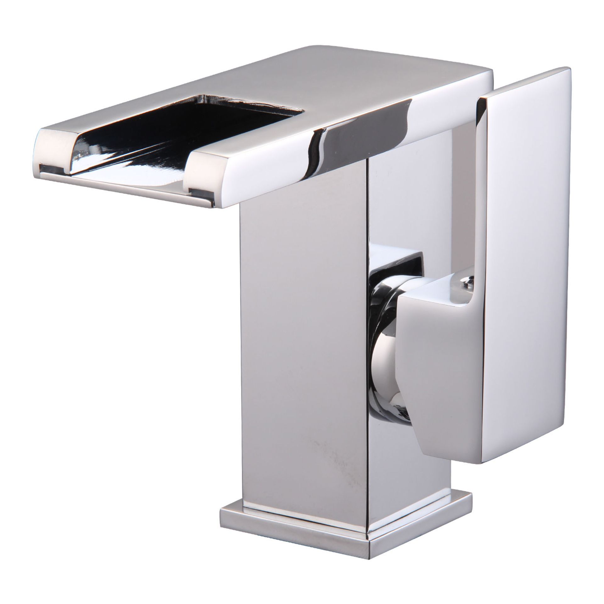 (J198) LED Waterfall Bathroom Basin Mixer Tap. RRP £229.99. Easy to install and clean. All copper - Image 2 of 3
