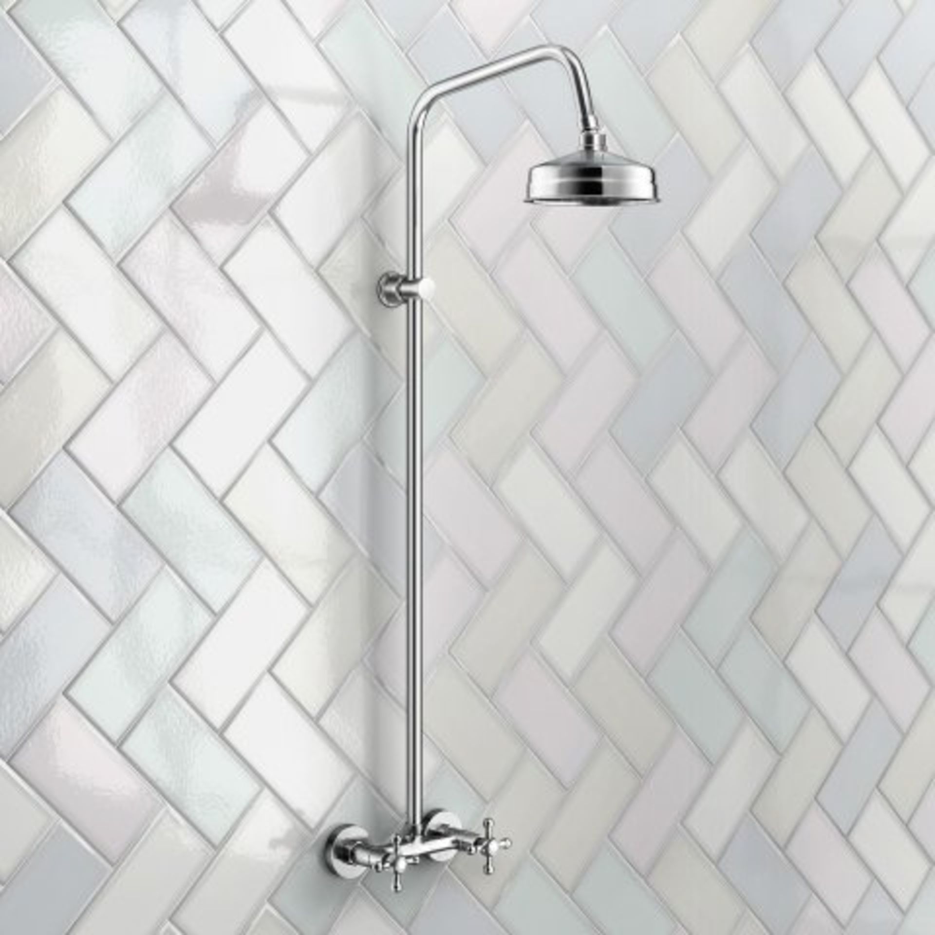 (N150) 150mm Head Traditional Exposed Shower Kit. RRP £249.99. We take our cues from the Victorian - Image 2 of 4